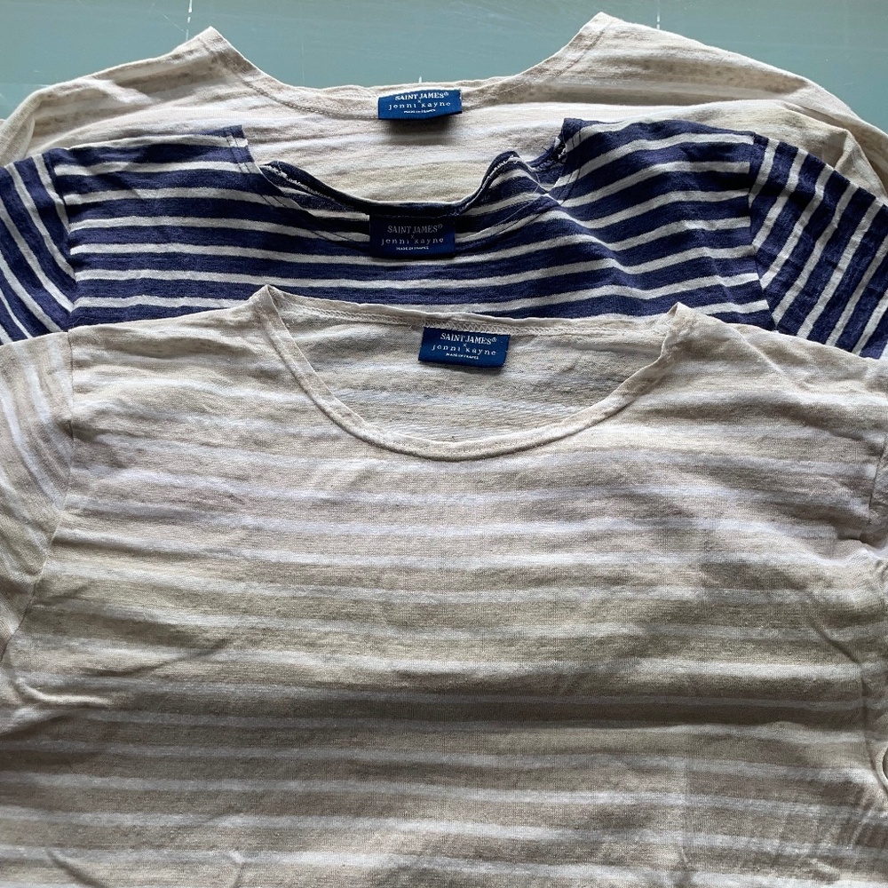Lot of 3 Jenni Kayne St. James Linen tees